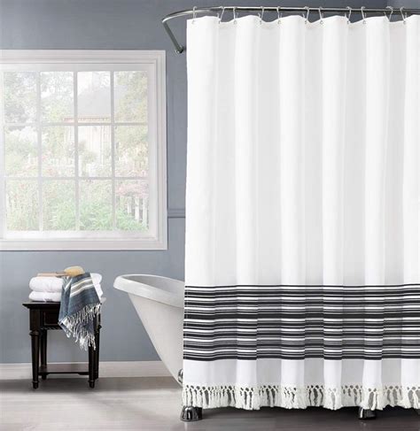 black and white shower curtains amazon